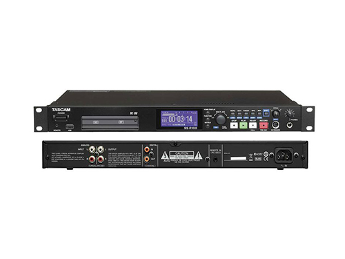 陕西达斯冠 SS-R100 Tascam CF SD USB 会议室机架式固态录放机