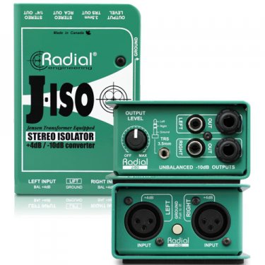 陕西Radial,J-Iso,立体声非专业设备DI直插盒,转换器,立体声线路隔离变压器,DI盒,无源隔离变压器,