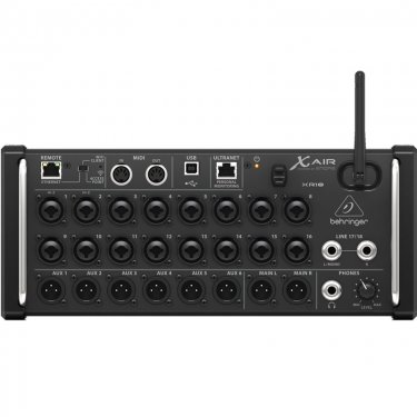 陕西百灵达 Behringer XR18 18路机架式数字调音台 iPad调音台 数字机架式调音台 iPad数字调音台 平板调音台 内置WIFI 录音混音扩声混音台 可自动混音 多轨录音