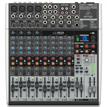 陕西百灵达 Behringer X1622USB 模拟调音台 USB声卡调音台 直播K歌调音台